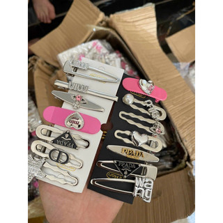 set 7 kẹp tóc Black Pink cực trend