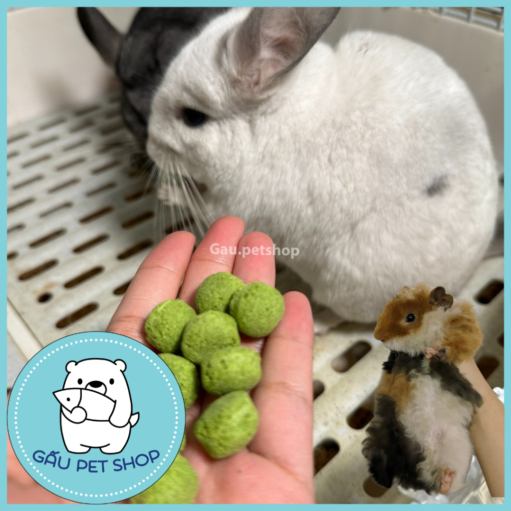Bánh cỏ mài răng rau củ cho Hamster, Thỏ, Bọ ú, Chinchila,… - Gaupetshop
