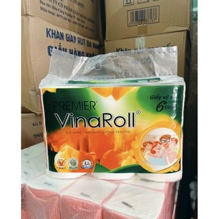( GIÁ SỈ) GIẤY VỆ SINH VINAROLL 6 CUỘN