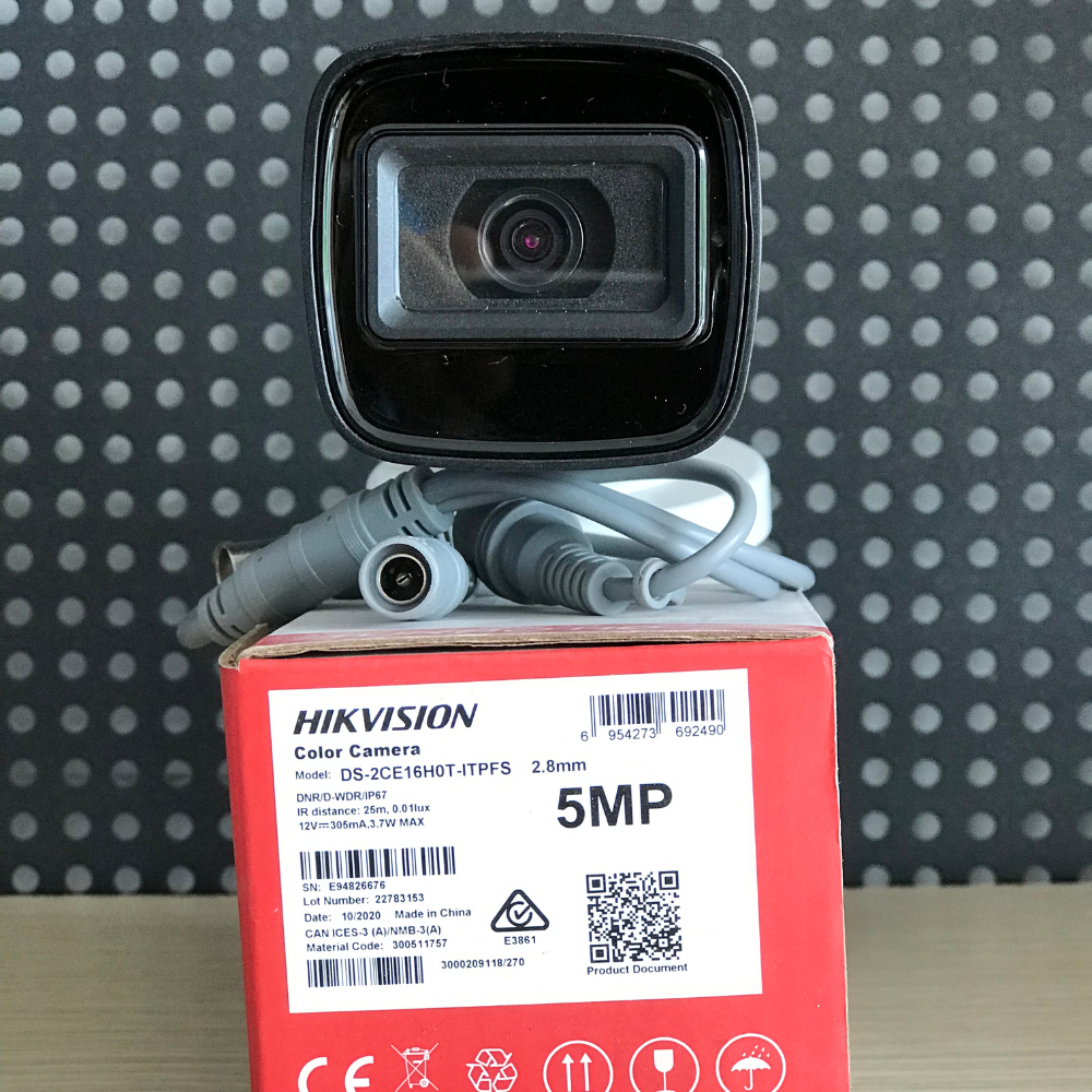 Camera analog ngoài trời hikvision 5mpx DS - 2CE16HOT - ITPFS