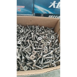 Vít chìm tự khoan đuôi cá inox 1kg- vít bằng tự khoan inox- vít sàn inox
