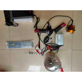 Bộ thiết bị chế xe đạp thường thành xe đạp điện động cơ bánh trước 24-36v namhp