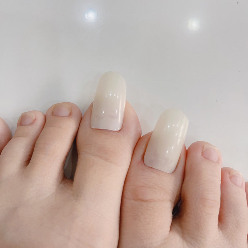 Móng úp lẻ ngón CHÂN CÁI TO form móng dài