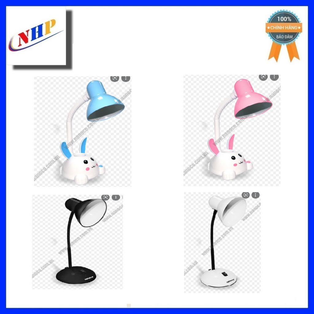 Đèn bàn LED Nanoco NDKC01P/NDKC01BE/NDKC02W/NDKC02B