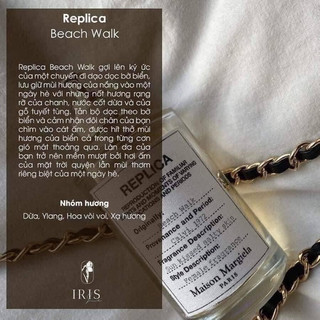 Nước Hoa Replica Mini 7ml Fullbox Beach Walk