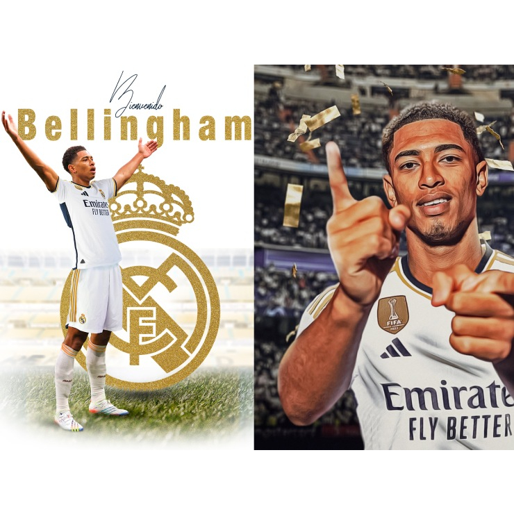 Bộ Quần Áo bóng Đá Trẻ Em, Áo Đá Banh Cho Bé CLB Real Maddrid 2023 - 2024 Trắng Thun Lạnh - Vicsport