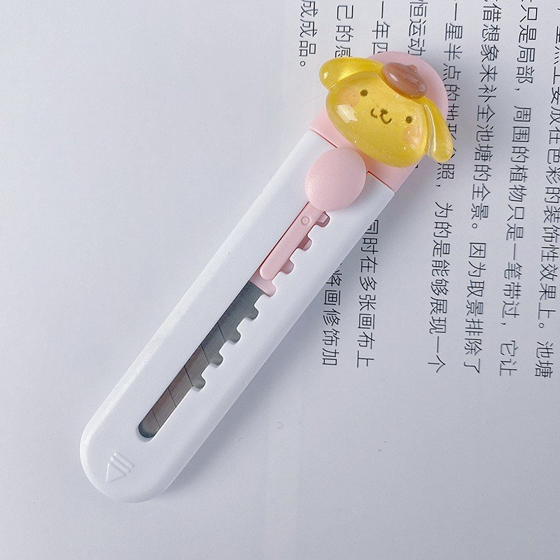 Dao Rọc Giấy Mini Charm Kuromi, Melody, Cinnamorol,Pochacco, Pompom