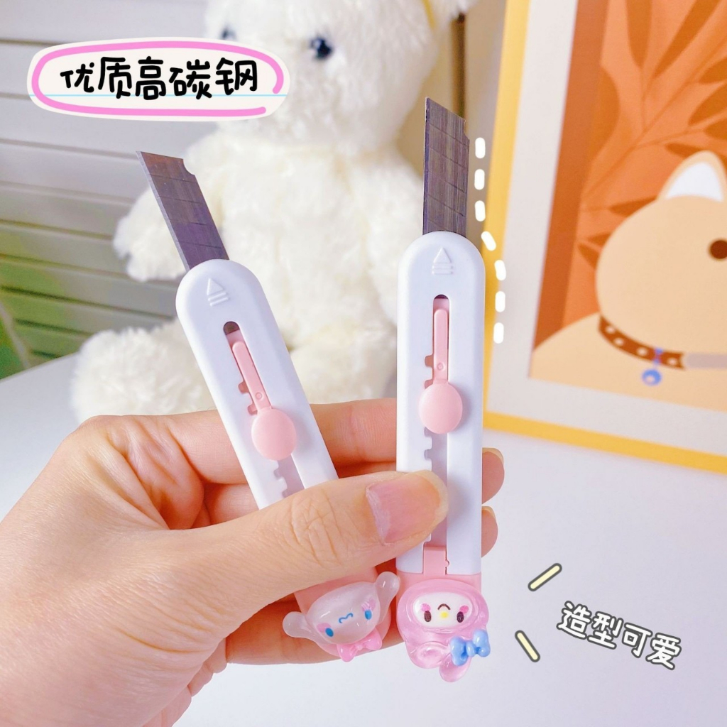 Dao Rọc Giấy Mini Charm Kuromi, Melody, Cinnamorol,Pochacco, Pompom