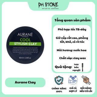 Sáp vuốt tóc Aurane Cool Styling Clay