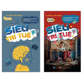 Sách Tư Duy Thông Minh & Nhanh Trí - combo 2 quyển siêu trí tuệ hack não