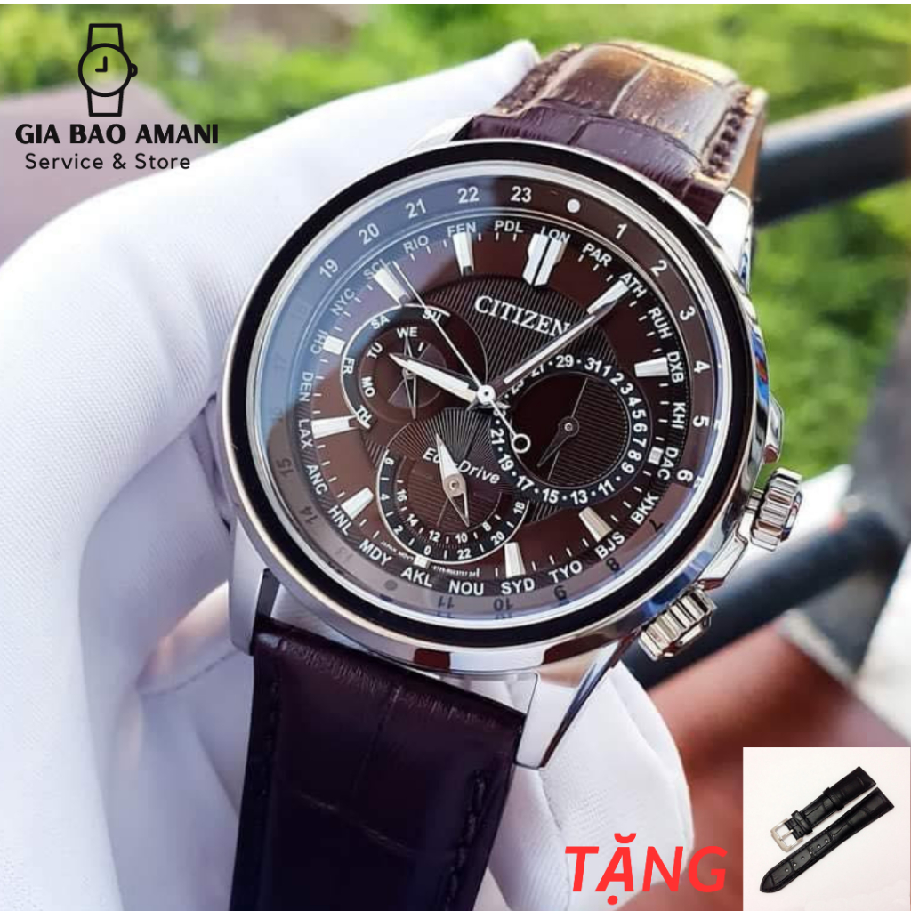 Đồng Hồ Nam CITIZEN Eco-drive BU2020-29X Chính Hãng Tặng Dây Da Cao Cấp