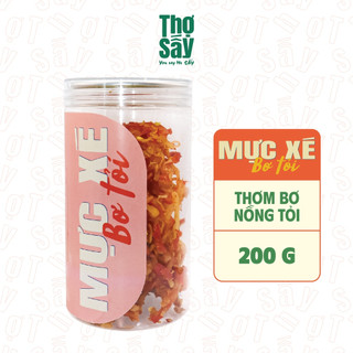Mực xé bơ tỏi thợ sấy