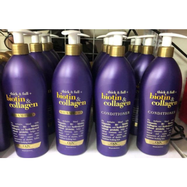Gội xả Biotin vòi 750ml Mỹ