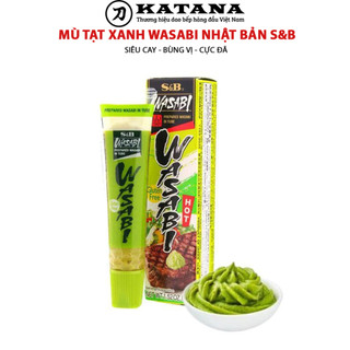 Mù tạt wasabi s&b prepared wasabi tuýp 43g