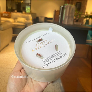 Nến thơm 3 bấc amber & bergamot🌟