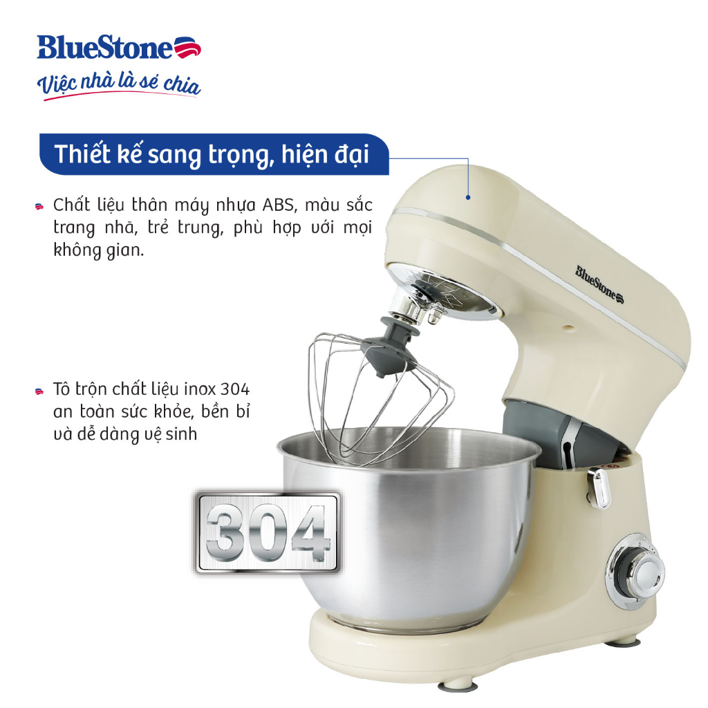 Máy đánh trứng trộn bột BlueStone HMB-6383