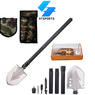 Xẻng quân dụng cao cấp HT Sports đa năng gấp gọn làm vườn, đi phượt, dã ngoại tiện lợi