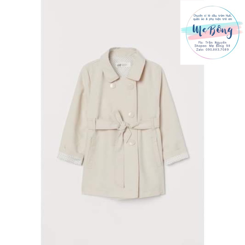 Áo khoác Mango kaki có lót cho bé 8-33kg MẸ BÔNG 98