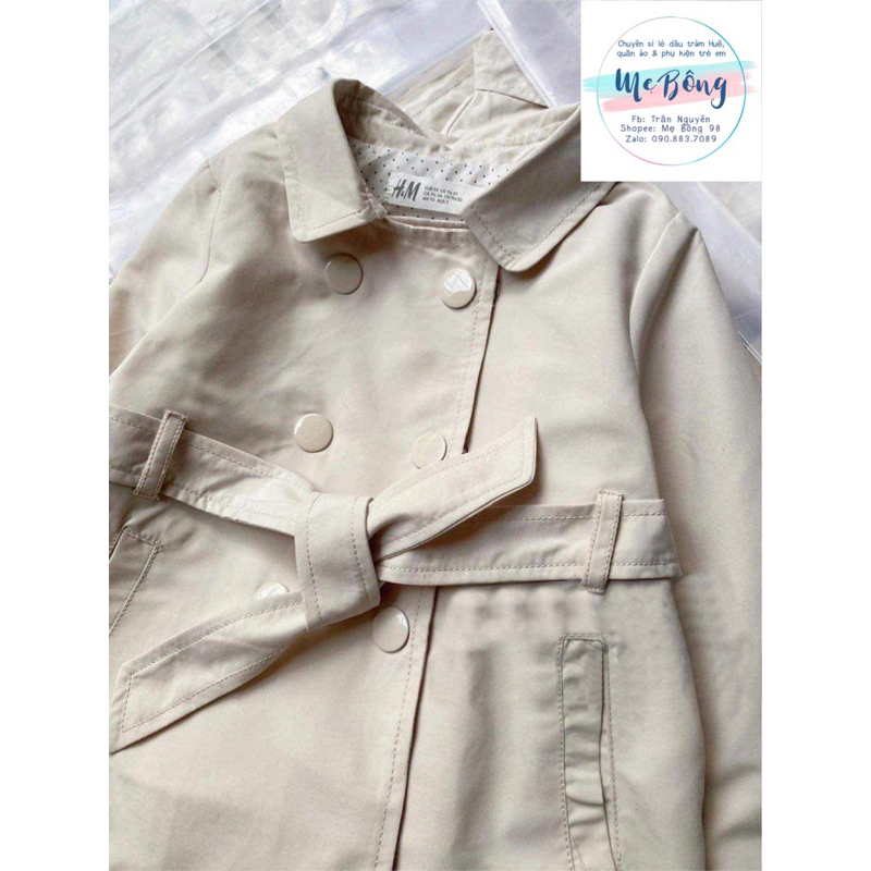 Áo khoác Mango kaki có lót cho bé 8-33kg MẸ BÔNG 98