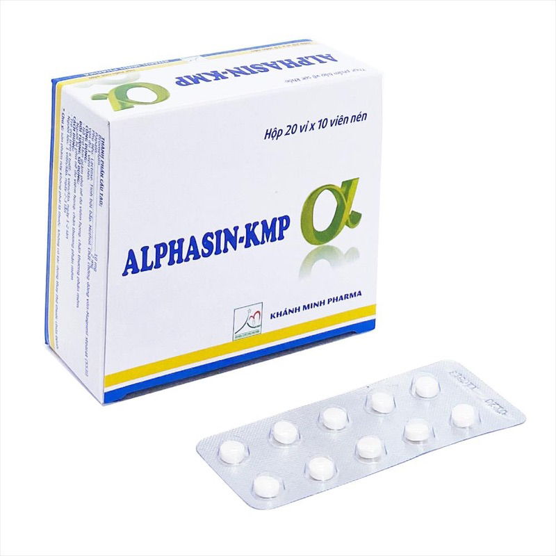 ✅ (Hộp 200 viên) Alphasin – KMP giảm sưng tấy, phù nề