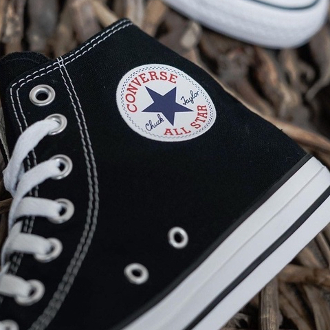 Chuck Taylor Classic Black High | Giày Converse Canvas Đen Cổ Cao M9160C