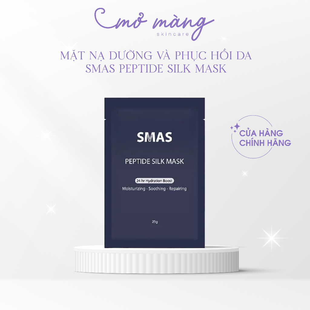 Mặt nạ dưỡng và phục hồi da SMAS Peptide Silk Mask 25G