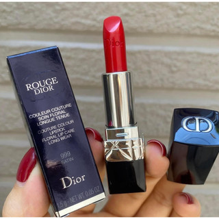 Son dior rouge lipstick satin màu 999 đỏ tươi mini 1.5g
