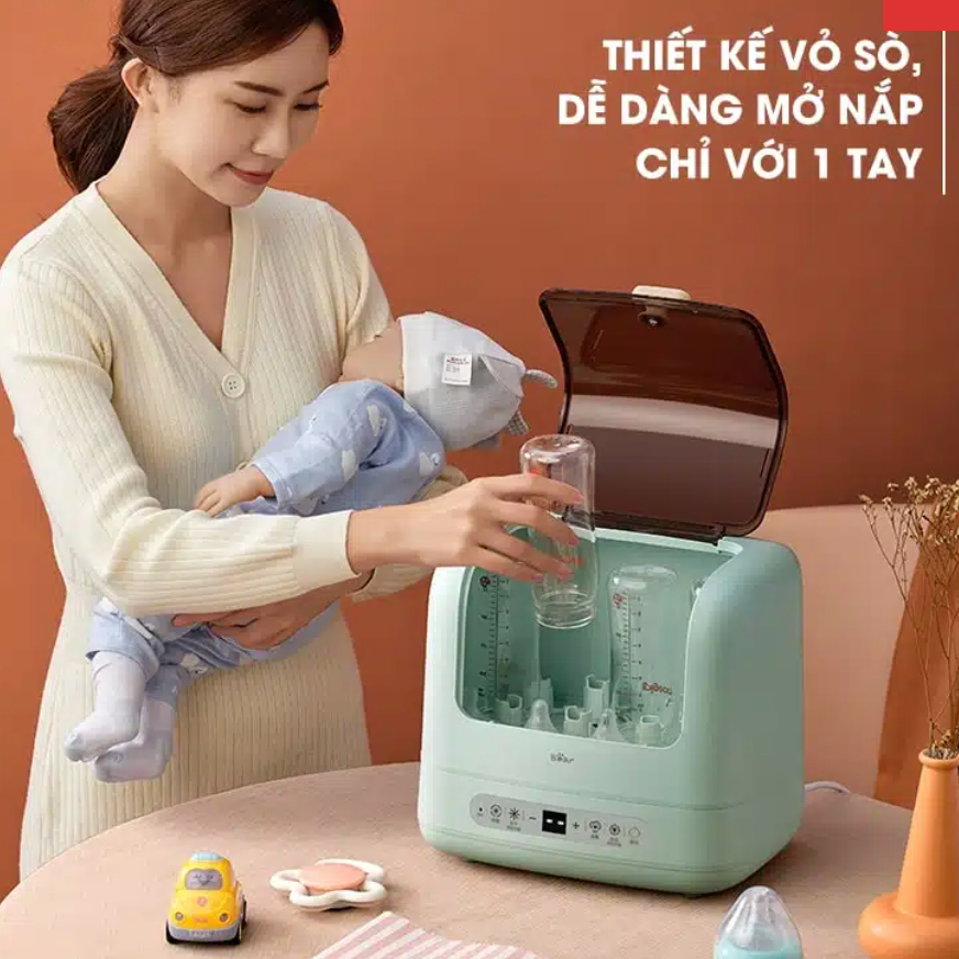 Máy Sấy Và Tiệt Trùng Bình Sữa Bear SB-MTT17 - Hàng chính hãng
