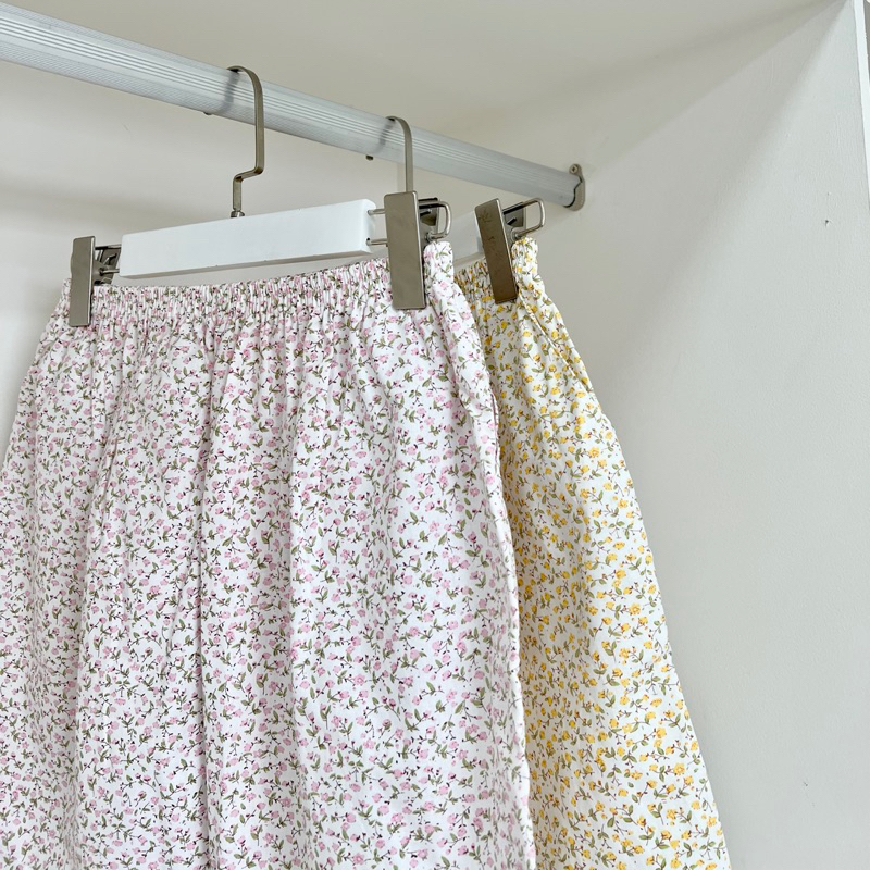 𝐚𝐬𝐡𝐞𝐱𝐢𝐧𝐜𝐡𝐚𝐨:(𝐅𝐋𝐎𝐑𝐀𝐋) quần mặc nhà dáng rộng hoa nhí thô cotton P922