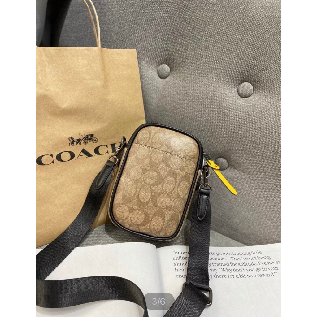 Túi đeo chéo Nam Nữ COACH MINI Hoạ tiết cao cấp