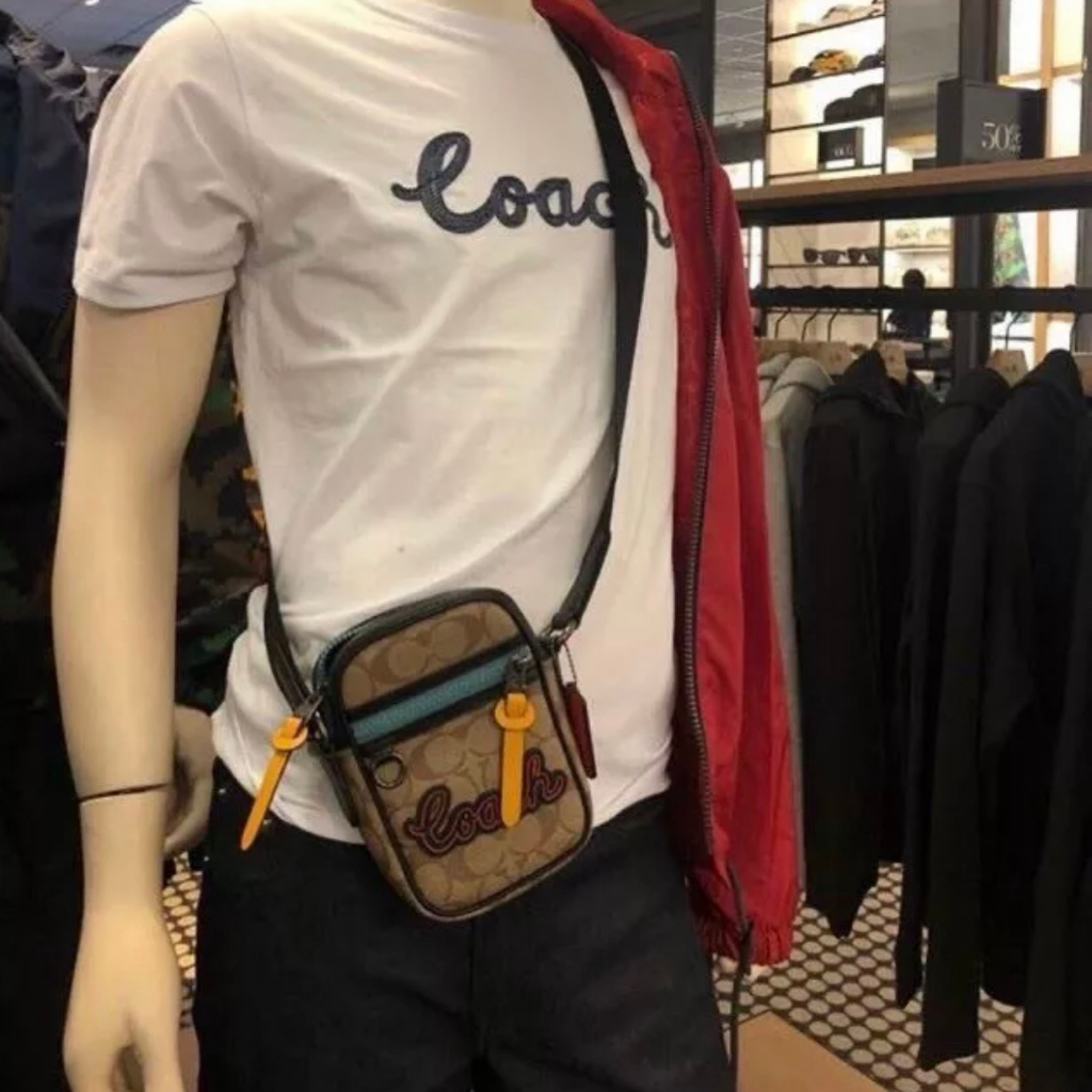 Túi đeo chéo Nam Nữ COACH MINI Hoạ tiết cao cấp