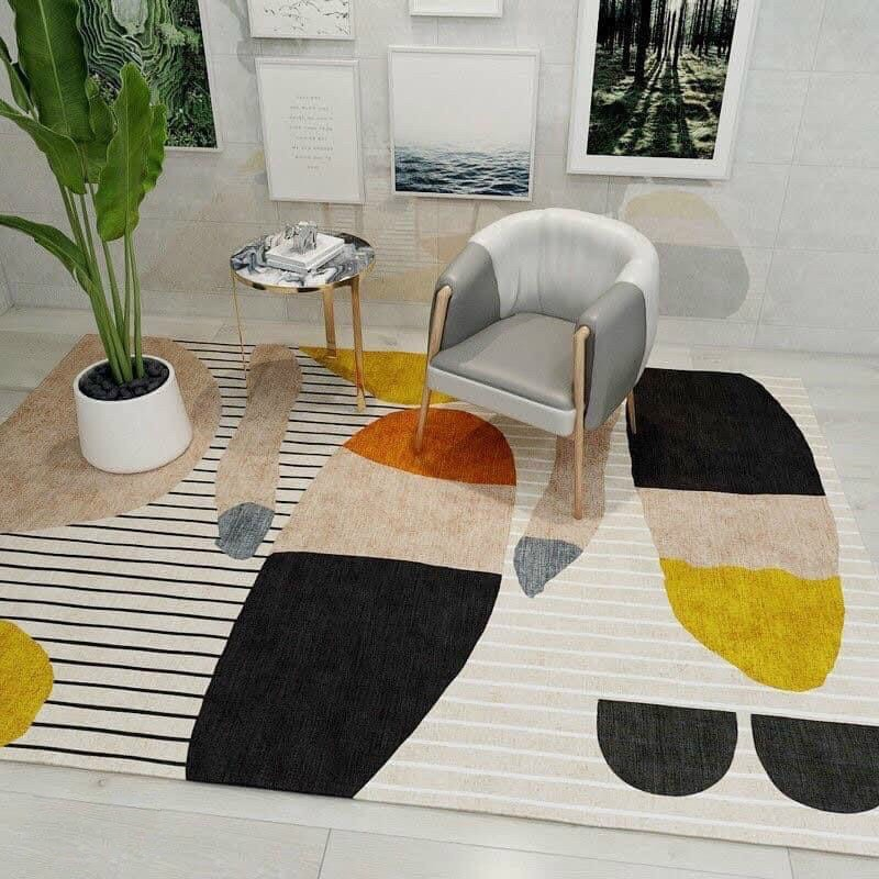 Thảm trải sàn sang trọng hiện đại thảm trang trí decor làm mới không gian sống kích thươc 1m6*2m3-HAVANA BEDDING