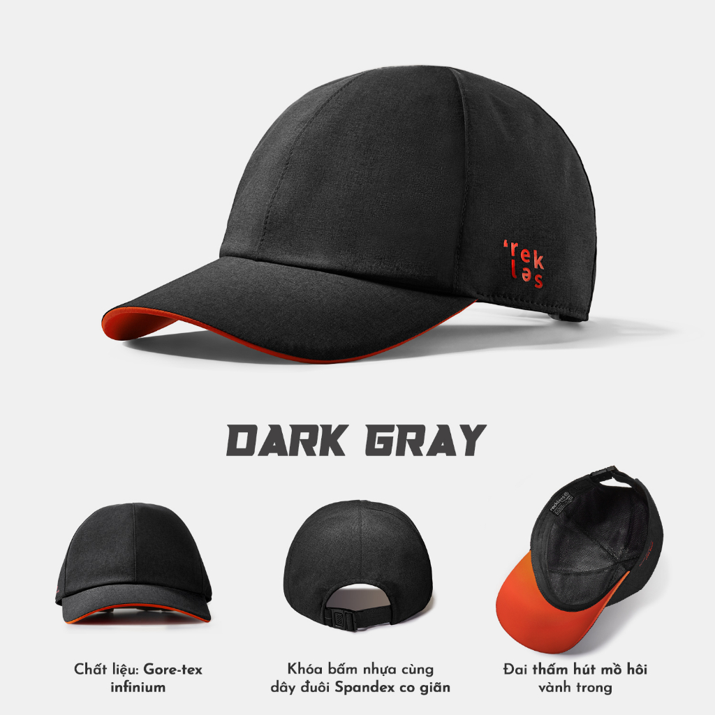 Mũ/Nón Lưỡi Trai Thể Thao Reckless - Bryson Cap - Vải Gore-Tex Kháng Nước, Giữ Ấm