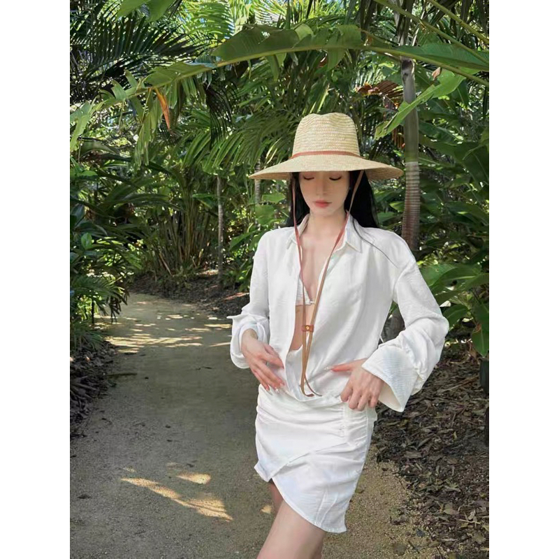 SOMI VÁY COVER NGOÀI BIKINI SANG CHẢNH CỔ ĐỔ