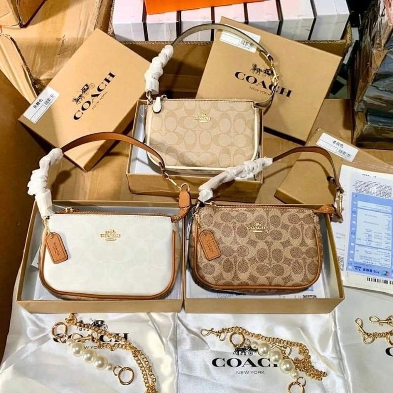 Túi Kẹp Nách coach 2 Dây Đeo Full Hộp