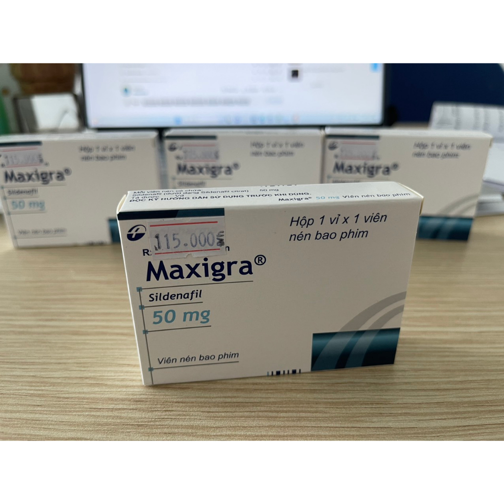MAXIGRA- Pharmaceutical Works Polpharma S.A- Ba Lan -Xử lý rối loạn cương dương, làm giảm tăng áp phổi,- hộp 50mg