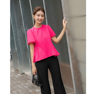 Olv - áo eliana top in pink