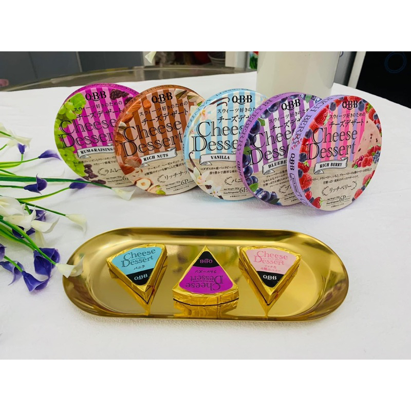 Phô mai ngọt QBB Nhật Bản cho bé từ 10 tháng , Phô mai trái cây cho bé cực ngon cung cấp canxi cho bé