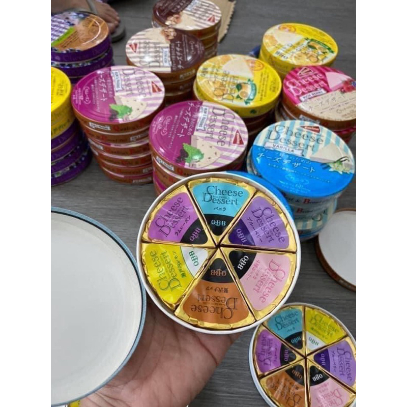 Phô mai ngọt QBB Nhật Bản cho bé từ 10 tháng , Phô mai trái cây cho bé cực ngon cung cấp canxi cho bé