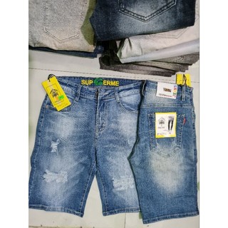 (Xả hàng ) Quần short jean nam co giãn