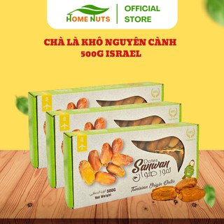 Chà Là Nguyên Cành Deglet Nour Sanwan Hộp 500g - Nhập Khẩu Từ Tunisia