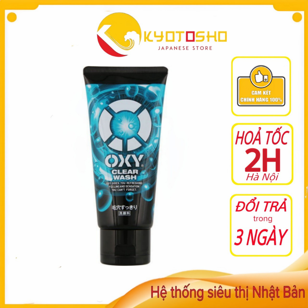 Sữa rửa mặt Oxy clear wash 130g