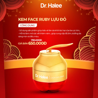 Kem Face Ruby lựu đỏ Drhalee 2 Tầng gồm kem ngày kem đêm