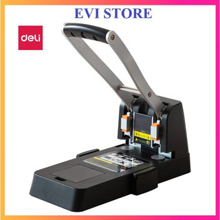 Máy đục lỗ Deli 0150 I Đục 2 lỗ 150 tờ / lần - Đục lỗ Deli E0150 có lưỡi thay 0151