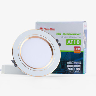 Đèn led downlight đổi màu at10 90/7w ss - rạng đông