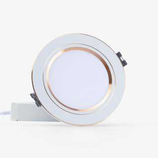Đèn LED Downlight đổi màu AT10 90/7W (G) SS [viền vàng] - Rạng Đông