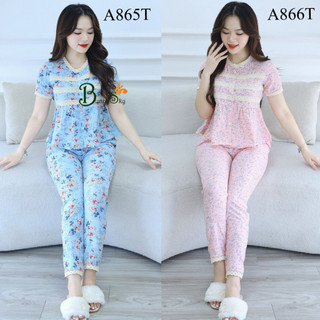 [Bunnysky] ĐỒ BỘ NỮ MẶC NHÀ, SAU SINH, QUẦN ÁO MẪU TIỂU THƯ ĐIỆU ĐÀ CHẤT LỤA HÀN