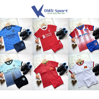 Bộ quần áo đá bóng cho trẻ từ 10kg đến 45kg SV02- ViKi Sport
