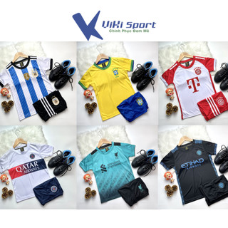 Bộ quần áo đá bóng cho trẻ Từ 10kg đến 45kg SV05- ViKi Sport