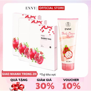 BỘ DƯỠNG TRẮNG DA BODY BARBIE VÀ 3 SET TẮM TRẮNG BARBIE LỰU ĐỎ ( NÂNG CẤP NĂM 2023)